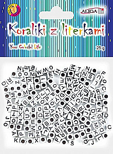 Koralikami z literami, 25g