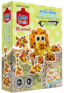 Konstruktor ARTEC World - Królestwo safari, 30 elementów