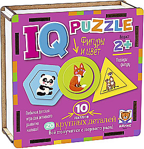 IQ Puzzle drewniane. Figury i kolory