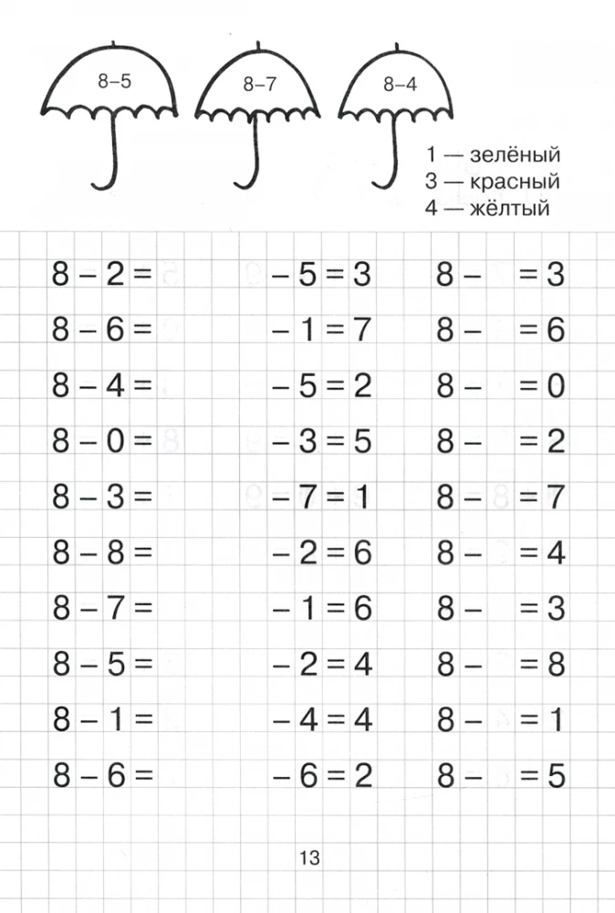 Dwa + dwa. Klasa 1. Zeszyt ćwiczeń do matematyki dla ćwiczenia umiejętności liczenia od 0 do 20