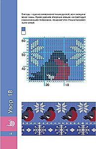 Скандинавские узоры спицами. Жаккард