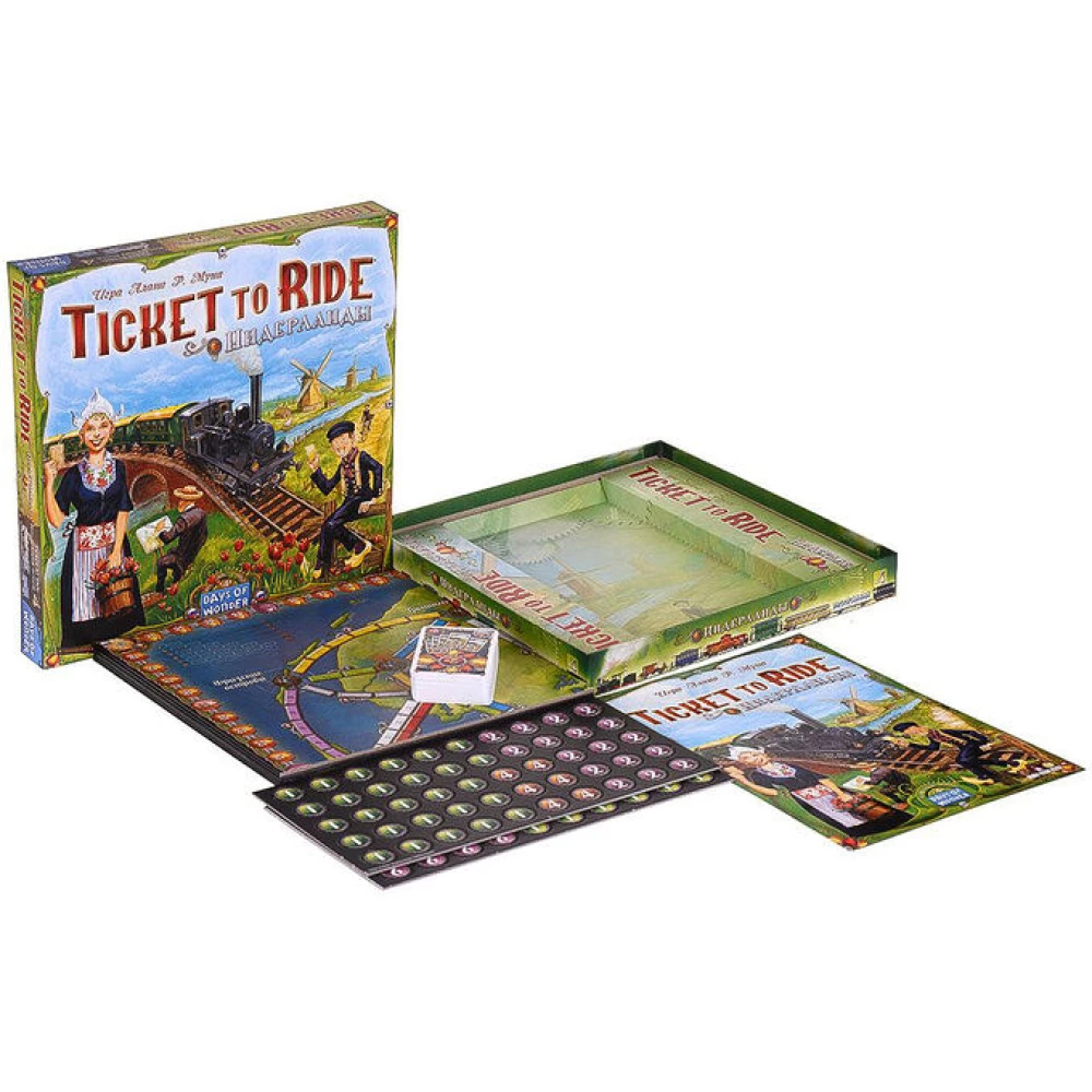 Настольная игра  - Ticket to Ride. Нидерланды (дополнение)