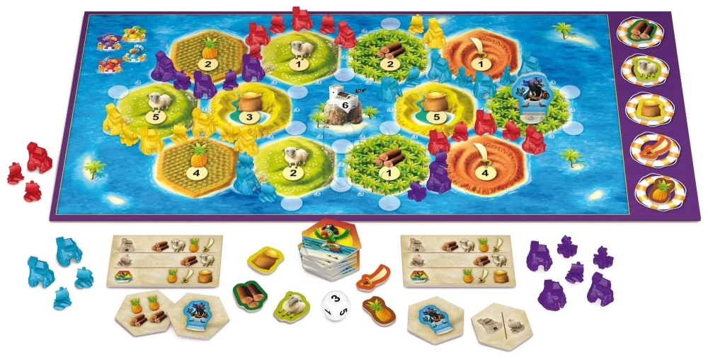 Gra planszowa - Koloniści Catan. Junior