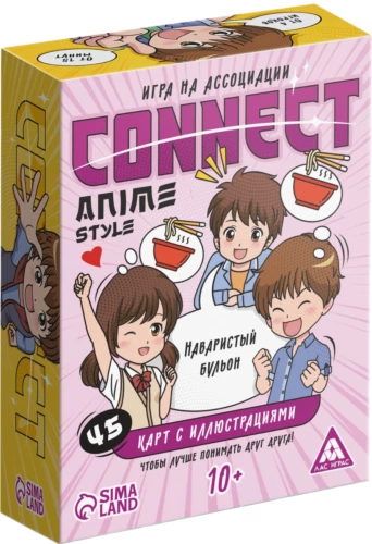 Gra planszowa - Connect. Styl anime