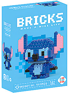 3D конструктор - BRICKS. Стич, 161 деталей