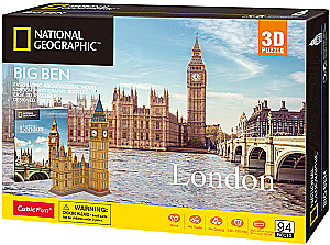 3D puzzle - Big Ben, 94 elementy