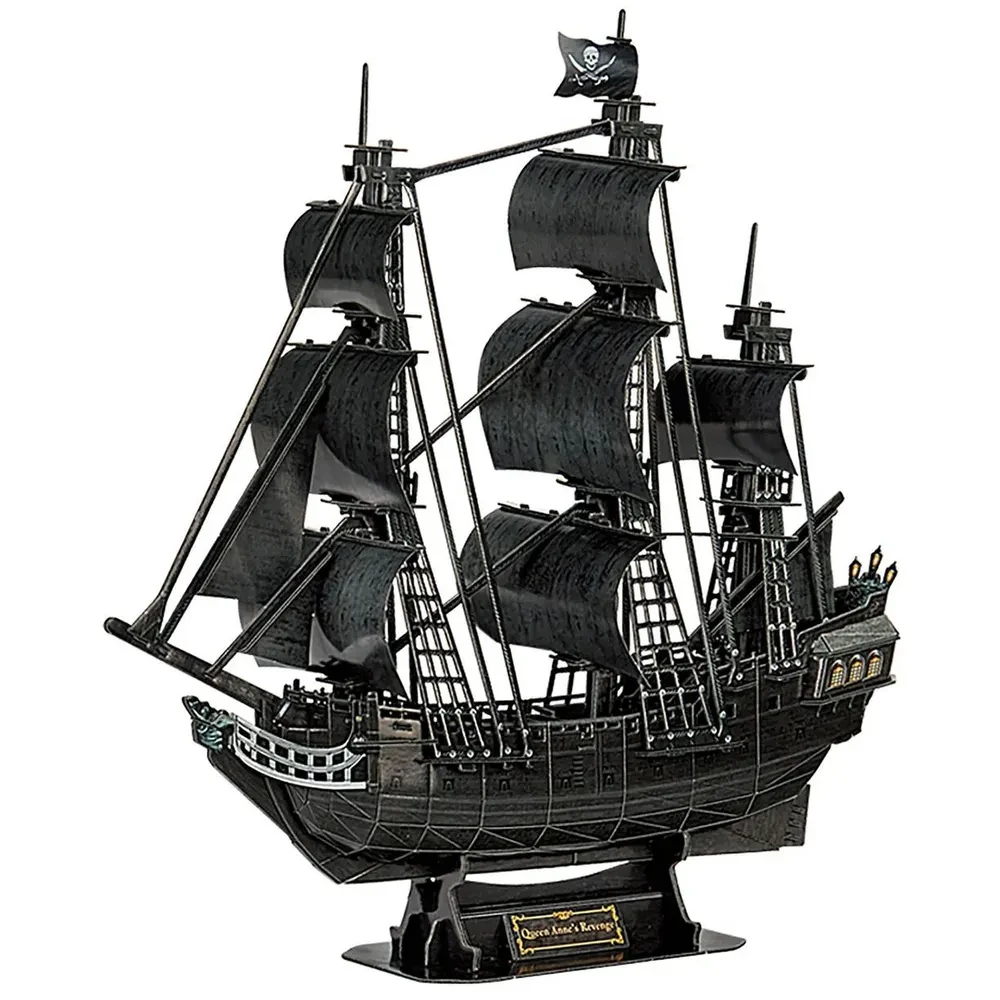 3D puzzle - Statek Queen Anne's Revenge, 180 elementów