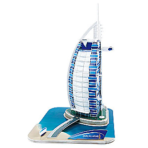 3D Puzzle - Hotel Burj Al Arab, Dubaj, 46 elementów