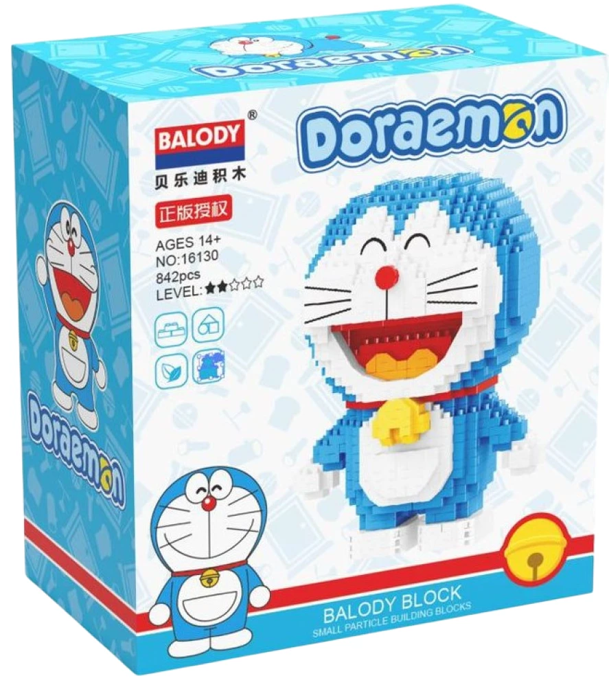 3D konstruktor - Balody. Doraemon, 842 elementy