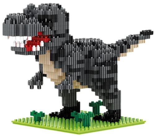 3D konstruktor - LECHUAN. Tyranozaur, 597 elementów