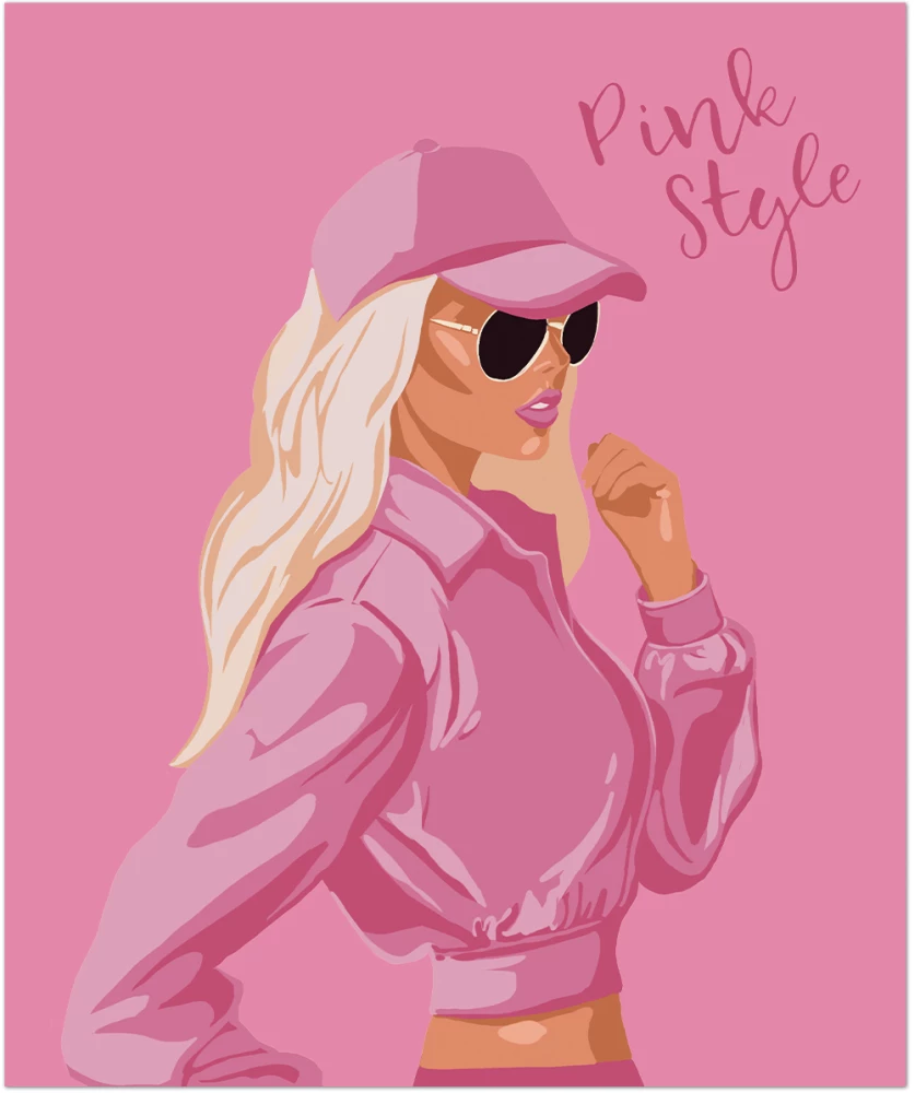 Тетрадь А5 Barbie pink style